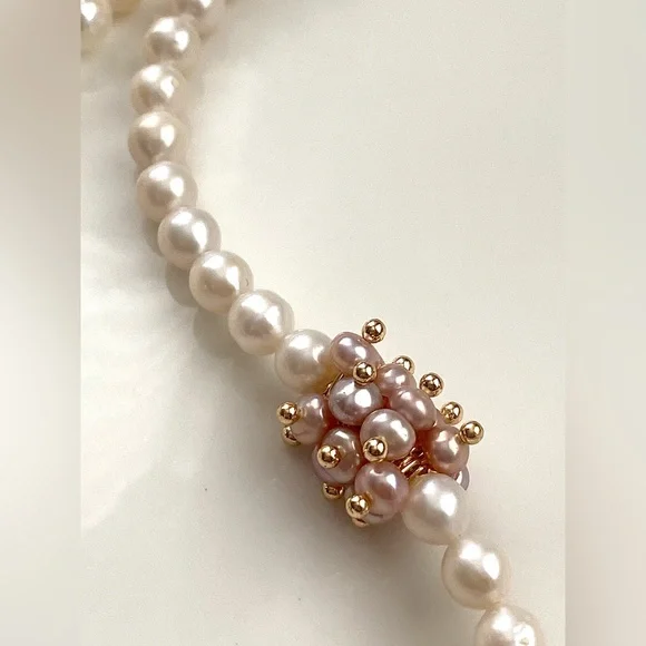 GP47-Handmade Natural Amethyst And Natural Freshwater Baby Pearl Necklace - Picture 12 of 13